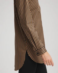 Chico's Women | No Iron™ Slimming Imperial Stripe Tunic BLACK