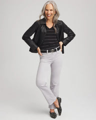 Chico's Women | Touch of Cool™ Lurex Layering Tee BLACK