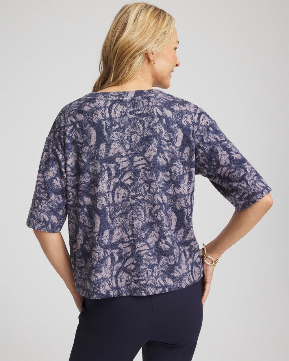 Animal Cozy Crewneck Tee