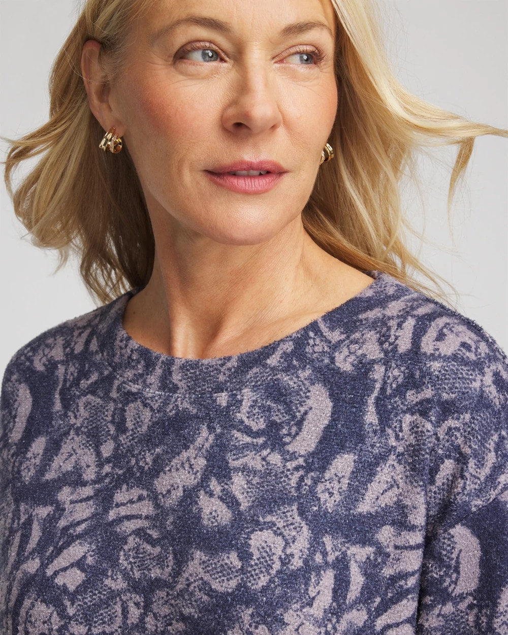 Animal Cozy Crewneck Tee