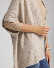 Chico's Women | Embellished Cocoon Ruana NEUTRAL