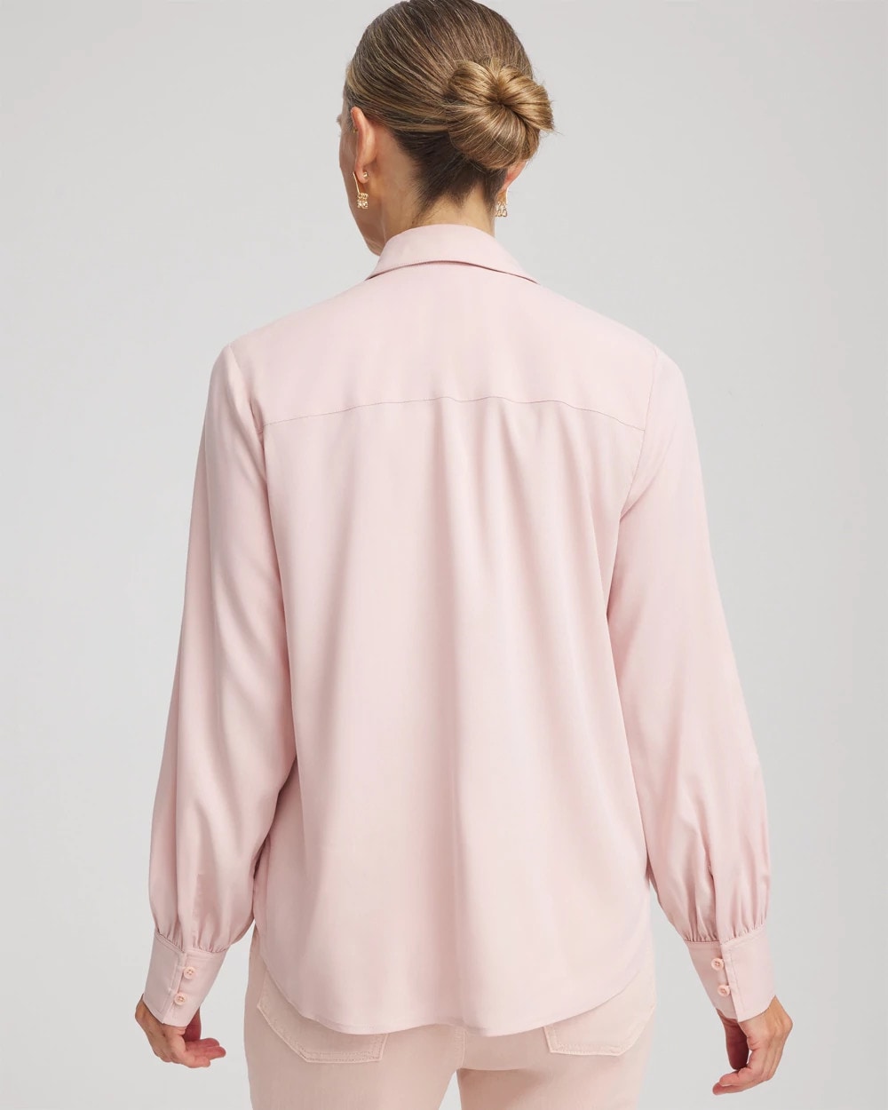 Chico's Women | Classic-Fit Collared Shirt ROSE SMOKE