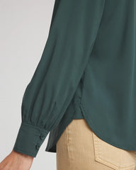Chico's Women | Classic-Fit Collared Shirt DARKEST SPRUCE