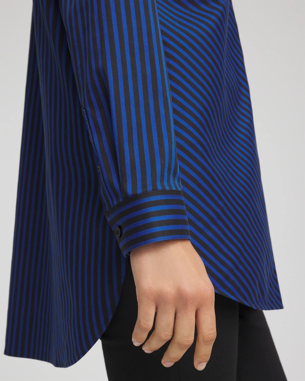 Chico's Women | No Iron™ Slimming Striped Tunic COBALT STONE