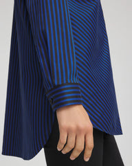 Chico's Women | No Iron™ Slimming Striped Tunic COBALT STONE