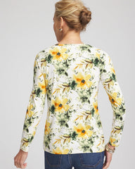 Chico's Women | Garden Touch of Cool™ Layering Tee ECRU