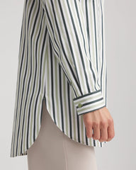 Chico's Women | No Iron™ Striped Shirt SAGE MEADOW