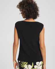 Chico's Women | Travelers™ Asymmetrical Top TRAVELERS BLACK
