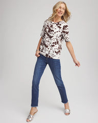 Chico's Women | Touch of Cool™ Pampas Pony Tee ECRU