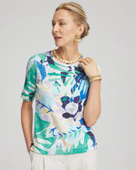 Chico's Women | Pima Short Sleeve Everyday Tee ALABASTER