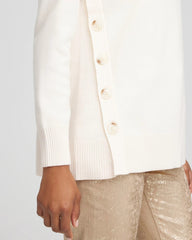 Chico's Women | Button Tunic Sweater ENGLISH CREAM