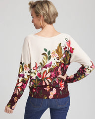 Chico's Women | Ella Dolman Pullover Sweater DEEP CHIANTI