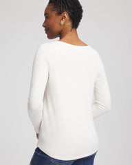 Chico's Women | Ella Bateau Pullover Sweater ECRU