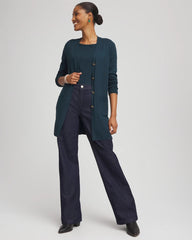 Chico's Women | Ella Boatneck Sweater TEAL SHADOW