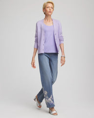 Chico's Women | Shine Boyfriend Cardigan LILAC MIST