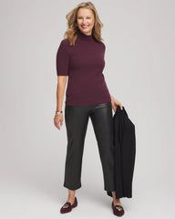 Chico's Women | Cashmere Elbow-Sleeve Sweater WINE