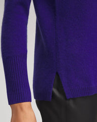 Chico's Women | Cowlneck Cashmere Pullover Tunic COBALT