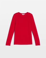 Chico's Women | Crewneck Cashmere Pullover Sweater RED