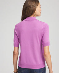 Chico's Women | Ella Elbow Sleeve Mockneck Sweater GOOSEBERRY