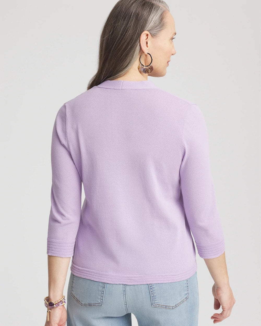 Chico's Women | Summer Romance Short Cardigan GENTLE LAVENDER