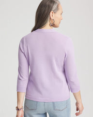 Chico's Women | Summer Romance Short Cardigan GENTLE LAVENDER