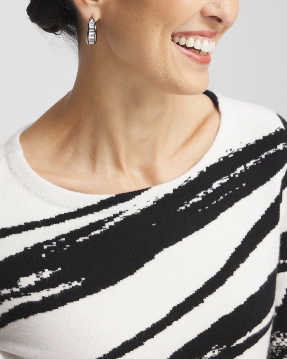 Zenergy® Luxe Jaquard Pullover