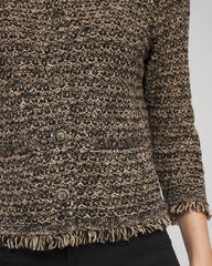 Chico's Women | Tweed Cropped Jacket BLACK