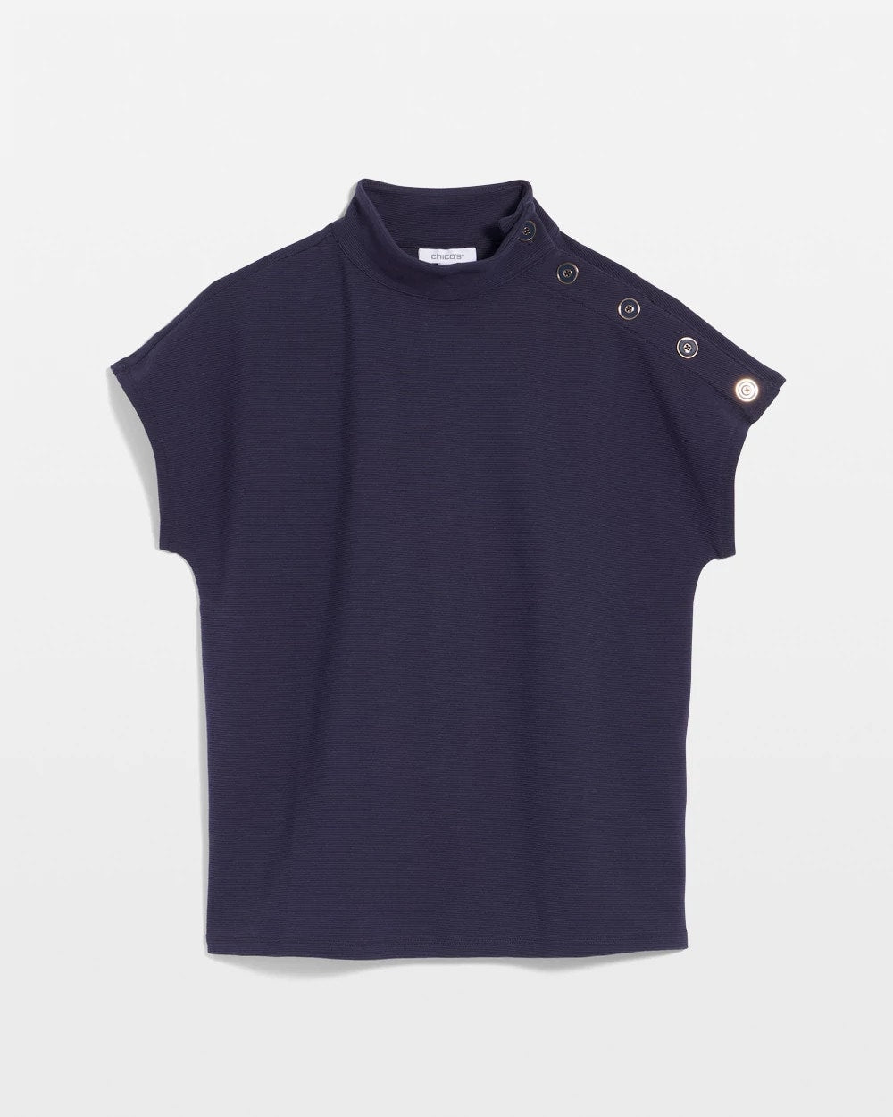 Chico's Women | Ottoman Cap Sleeve Tee PASSPORT BLUE