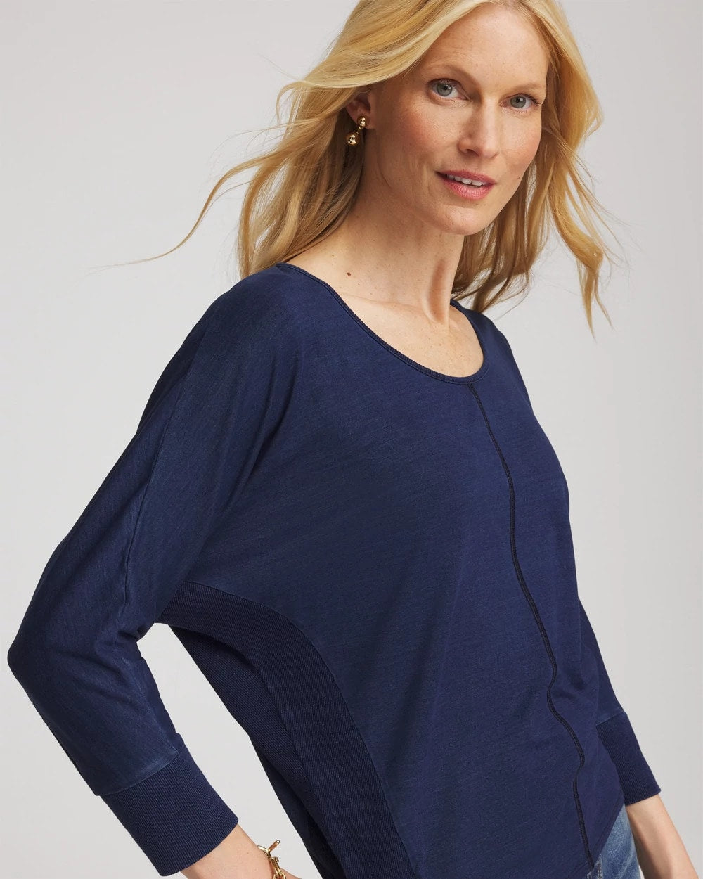 Chico's Women | Dolman Denim Tee RIVIERA AUTHENTIC