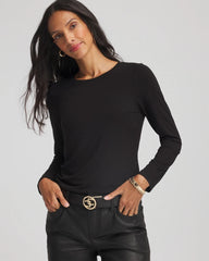 Chico's Women | Touch of Cool™ Layering Tee BLACK