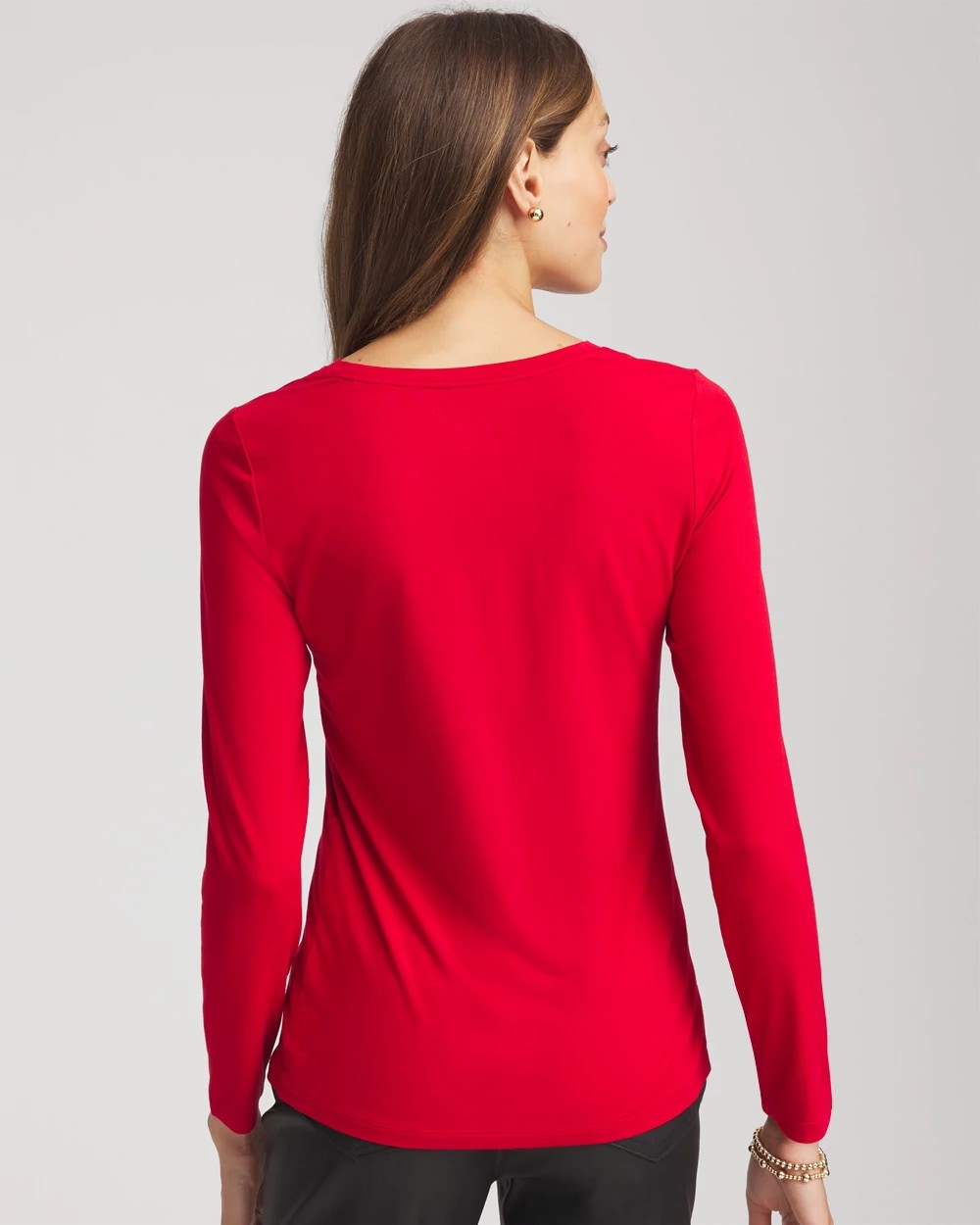 Chico's Women | Touch of Cool™ Layering Tee CARMINE RED