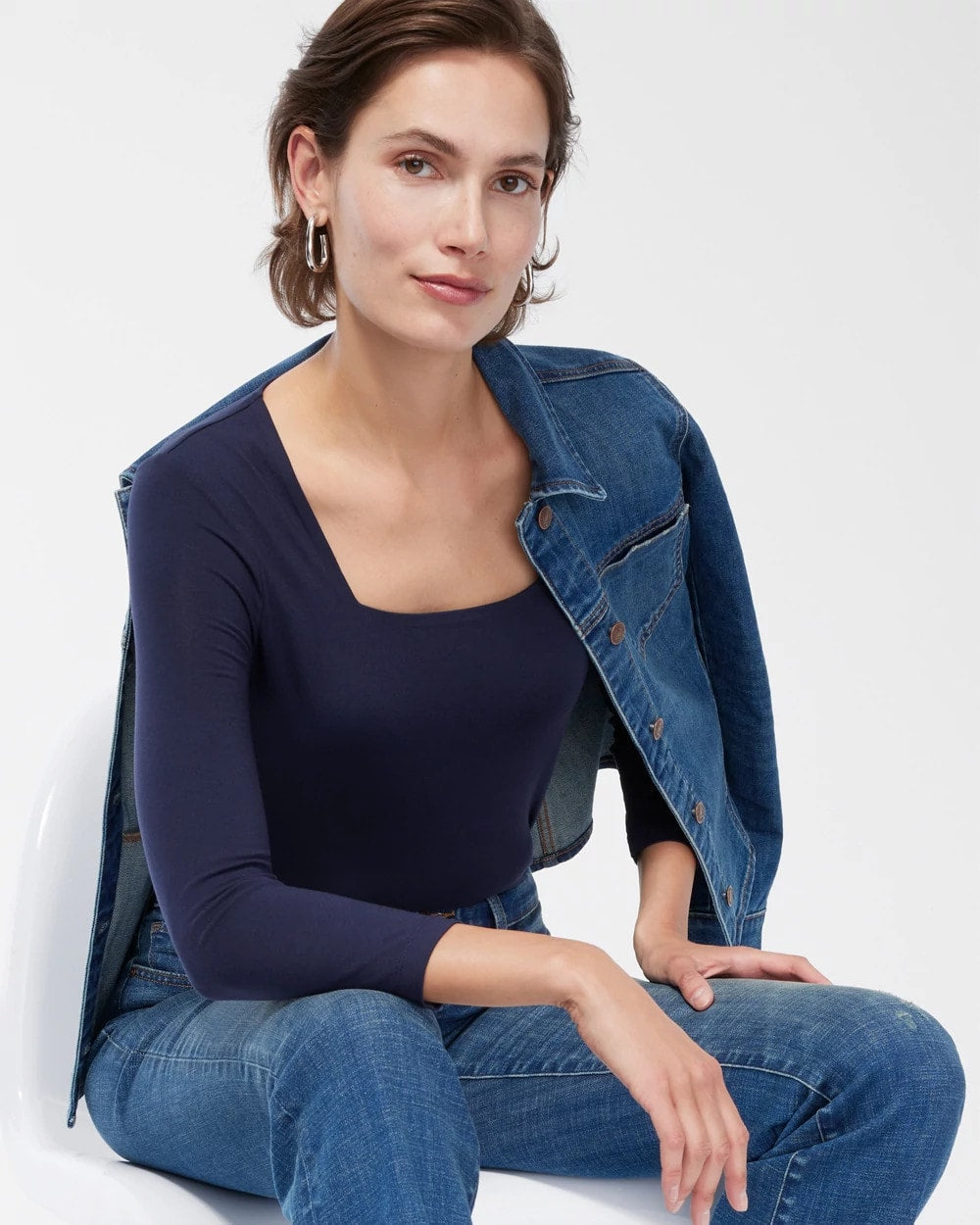 Touch of Cool™ Square Neck Tee