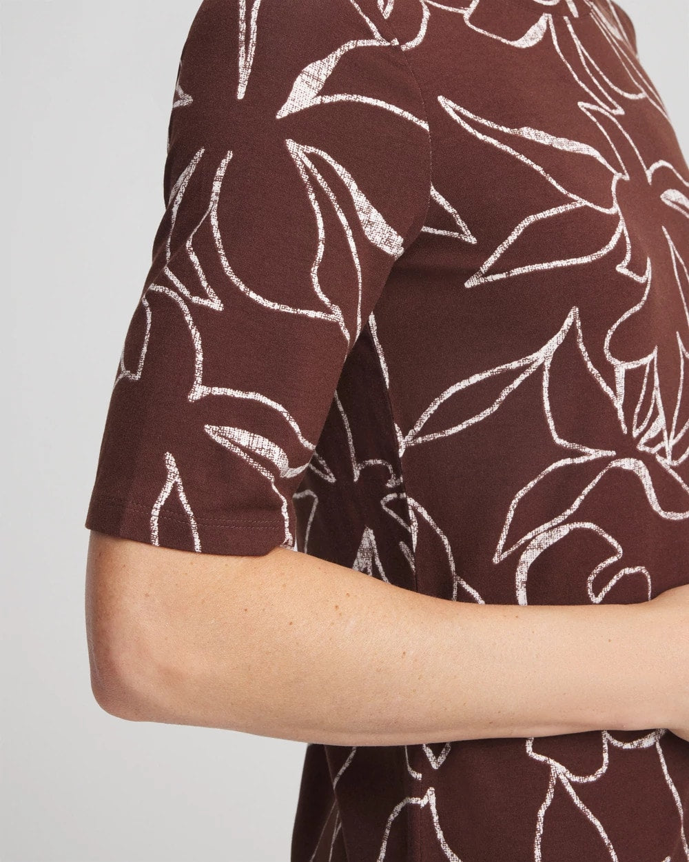 Touch of Cool™ Elbow-Sleeve Perfect Tee