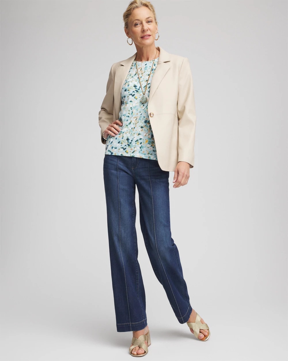 Touch of Cool™ Elbow-Sleeve Perfect Tee