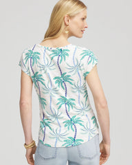Chico's Women | Cap Sleeve Dolman Tee ALABASTER
