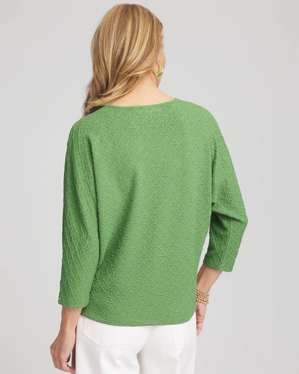 Chico's Women | Textured Wedge Top SALTED LIME