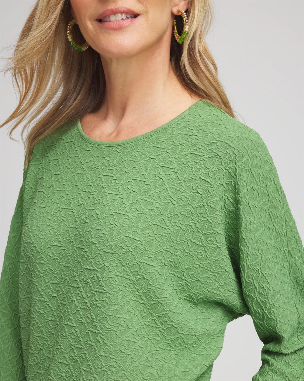 Chico's Women | Textured Wedge Top SALTED LIME