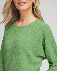 Chico's Women | Textured Wedge Top SALTED LIME
