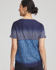 Zenergy® Graphic Ombre V-Neck Tee