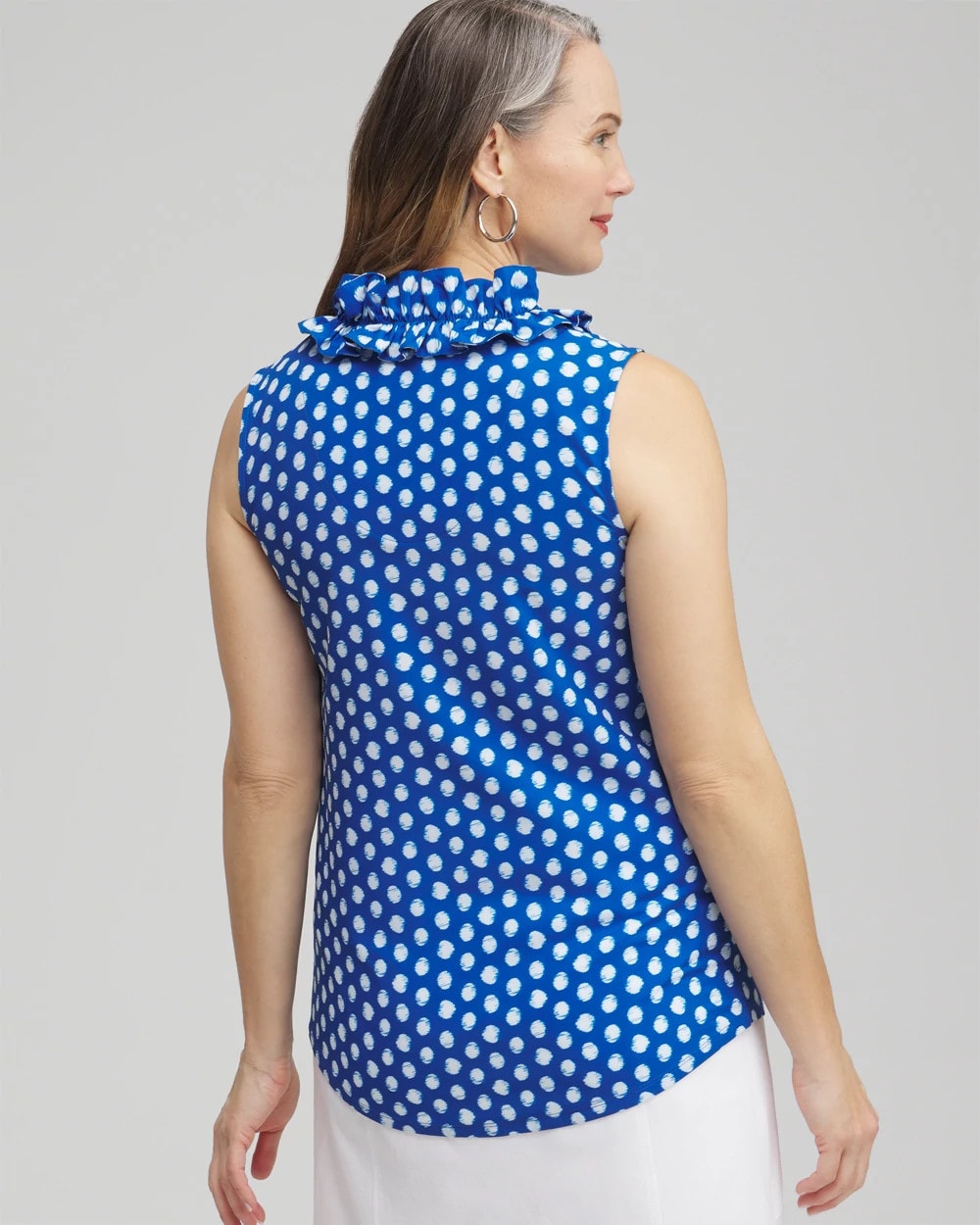 ® UPF Neema Dot Ruffle Tank