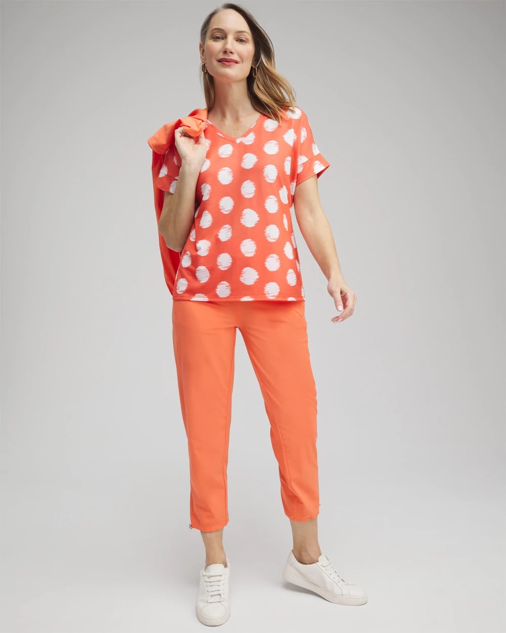 Zenergy® Dots Drop Shoulder Tee