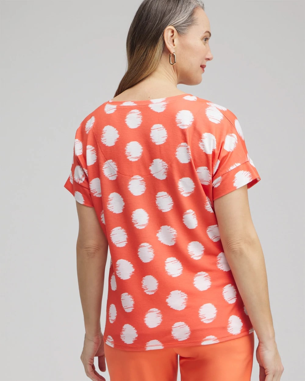 Zenergy® Dots Drop Shoulder Tee