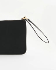 Chico's Women | Planets & Stars Velvet Pouch Wristlet BLACK