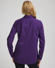 Chico's Women | No Iron™ Stretch Shirt PURPLE ELIXIR
