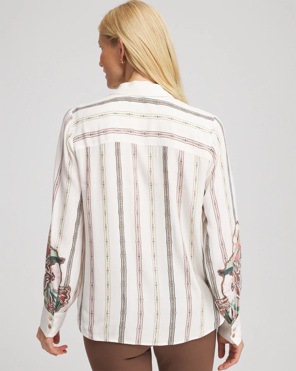 Chico's Women | Silky Classic-Fit Shirt ECRU
