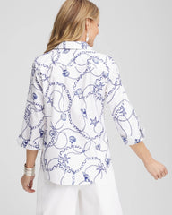 Chico's Women | No Iron™ Seashell Tie-Front Top