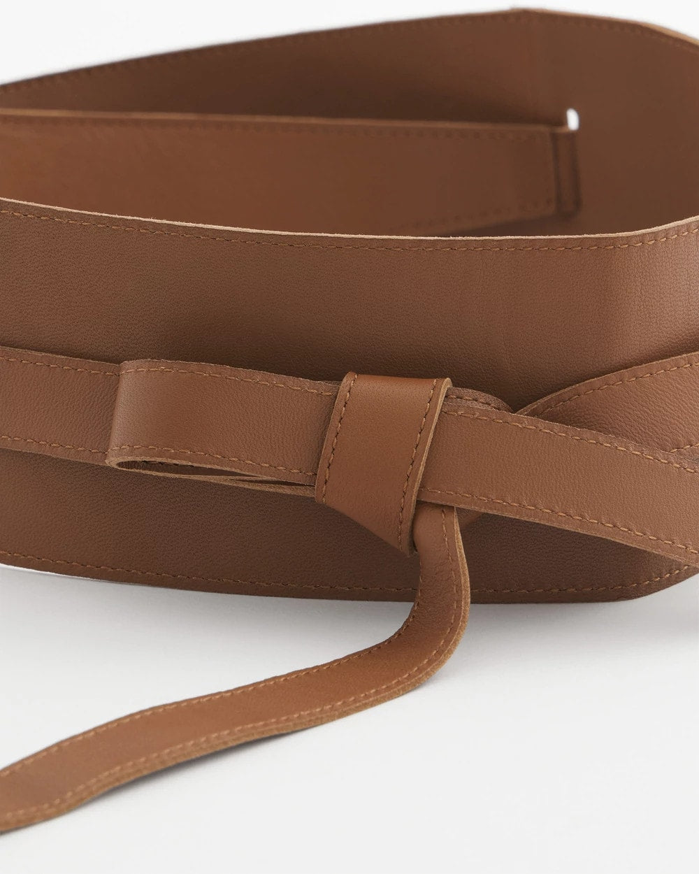 Leather Double-Sided Obi Belt