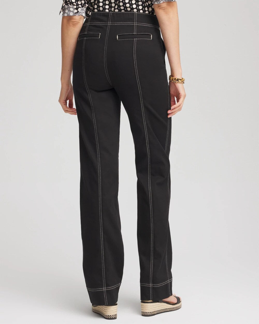 Chico's Women | Pull-On Wide-Leg Jeans BLACK