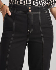 Chico's Women | Pull-On Wide-Leg Jeans BLACK