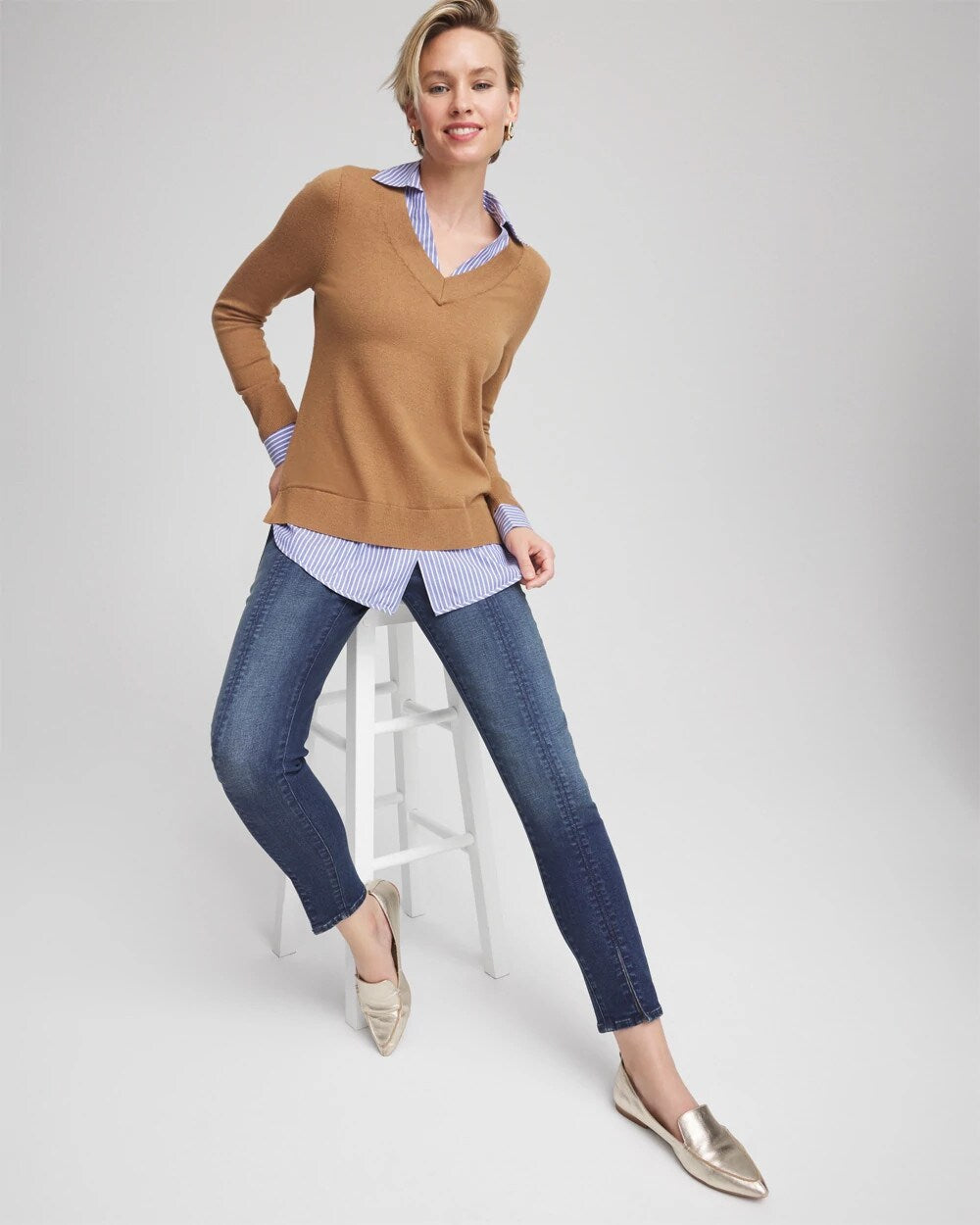 Chico's Women | Pull-On Slim Ankle Jeggings ESTERO INDIGO